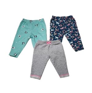 Lot of 3 Carter's girls  bottoms